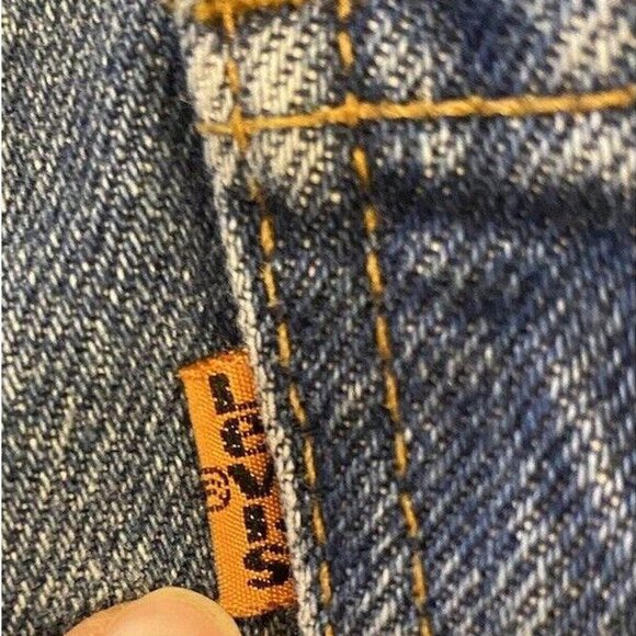 Vintage Levis 505 Orange Tab Straight 32/30 Jeans - Picture 6 of 9